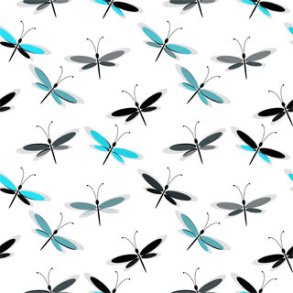 CLOTH:PATTERN 6X7 PNKD  DRAGON FLIES