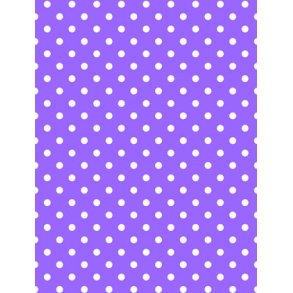 CLOTH:PATTERN 6X7 PNKD PURPLE POLKA