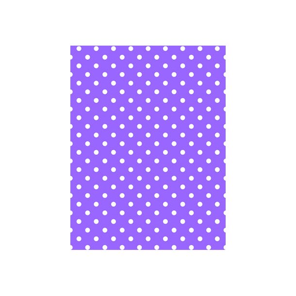 CLOTH:PATTERN 6X7 PNKD PURPLE POLKA
