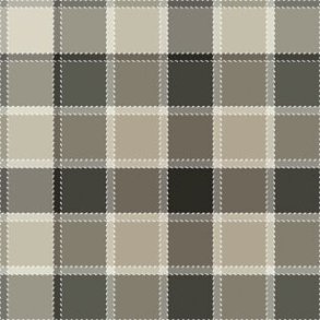 CLOTH:PATTERN 6X7 PNKD TAN PLAID