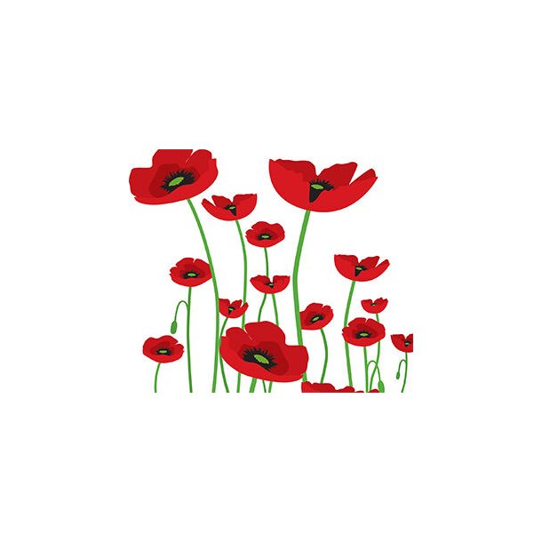 CLOTH:PATTERN 6X7 SPR 2013 SPRING POPPIES