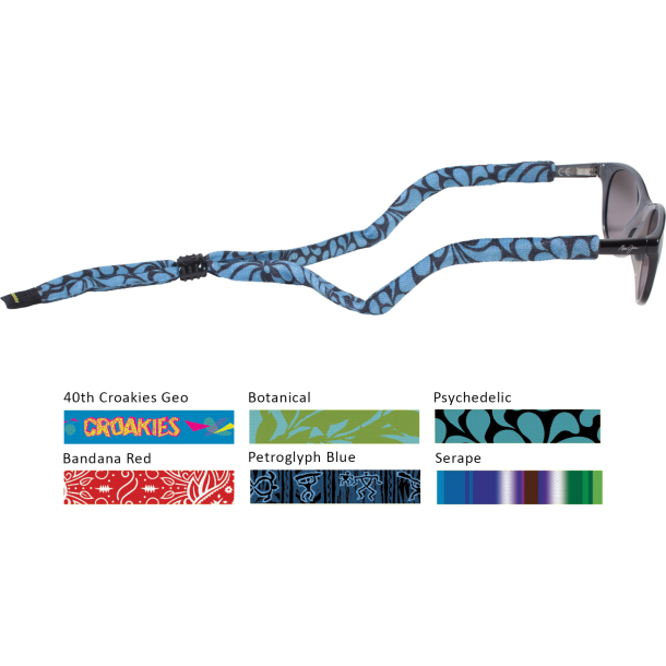 CROAKIES: PRINT SUITER FLORAL, PSYCHEDELIC