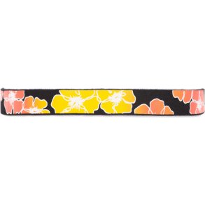 CROAKIES: TROPICAL PRINT HIBISCUS BLK