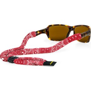 CROAKIES: XL POLY SUITER BANDANA RED