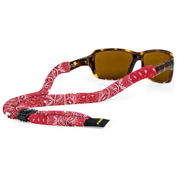 CROAKIES: XL POLY SUITER BANDANA RED