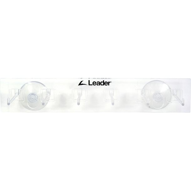 DISPLAY: 6 PLACE EMPTY ACRYLIC HOLDER, SUCTION CUPS