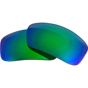 EDGED 8 BASE PC/POL LENS: ORACLE GRAY W/GREEN MIRROR 1PR