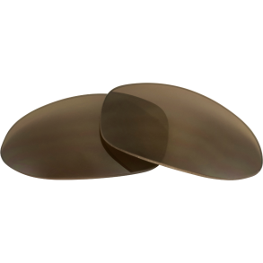 EDGED 8 BASE PC/POL LENS: PELOTON BROWN 1PR