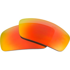 EDGED 8 BASE PC/POL LENS: PELOTON GRAY W/RED MIRROR LENS