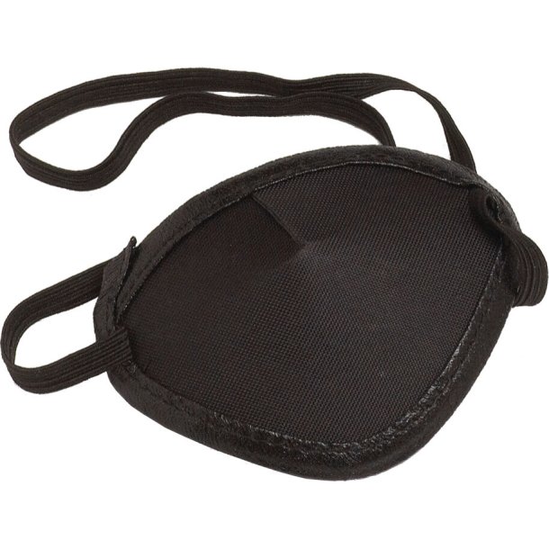 EYE PATCH WITH ELASTIC BAND BLACK 12/PKG