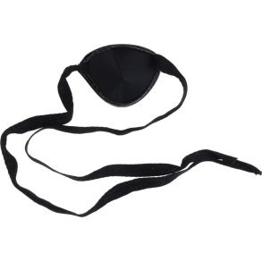 EYE PATCH WITH TIE BLACK 12/PKG