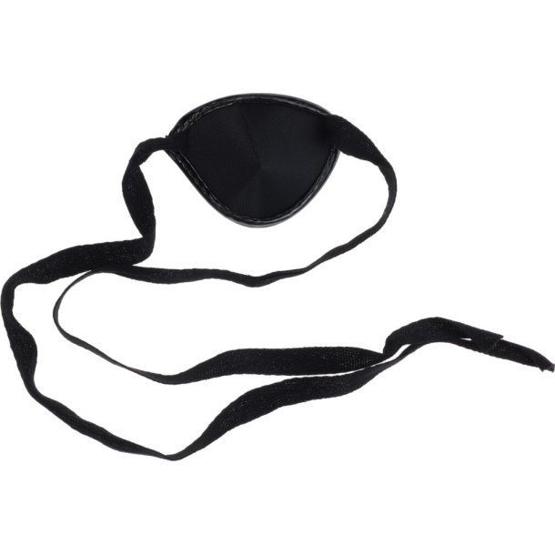 EYE PATCH WITH TIE BLACK 12/PKG