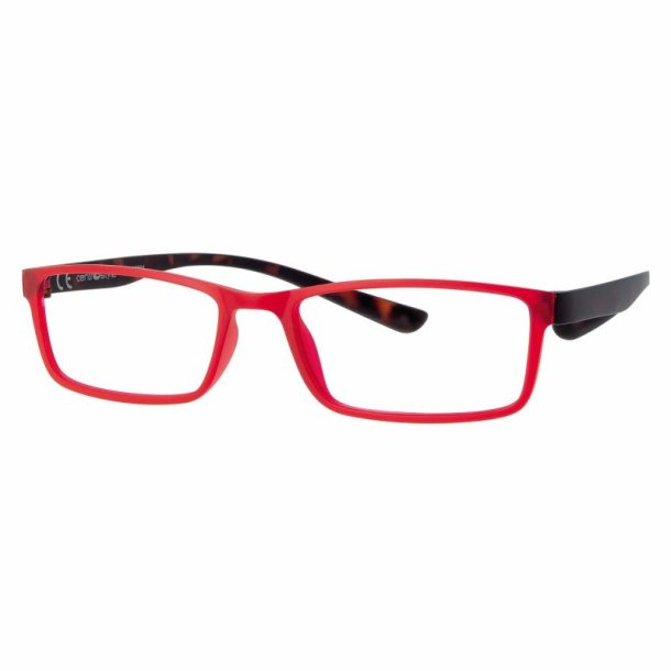 Matt Crystal red/demi52 17-155ultem wrap-around temple +case