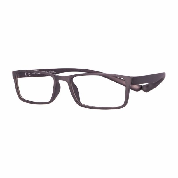 Matt grey52 17-155 Ultem frame with wrap-around temples+case