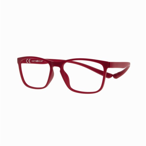 Matt dark red 52 16-155 ultemwrap-around frame with case