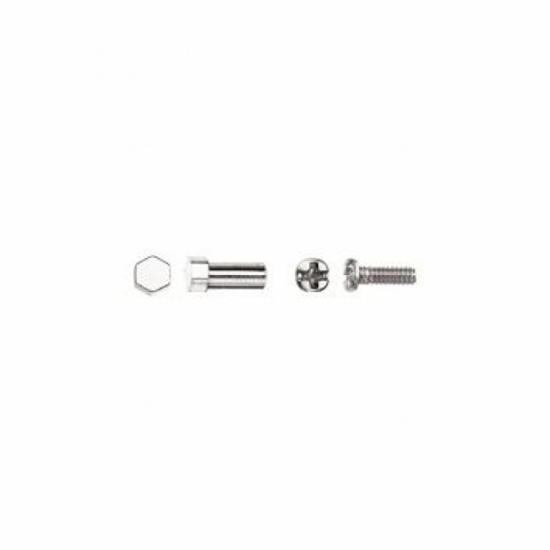 Screws &amp; nuts for ultem frames w/Wrap-around temples