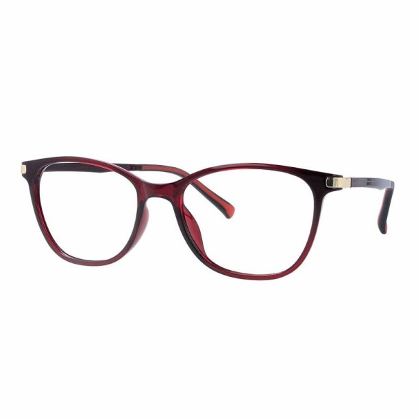 Shiny Burgundy 51-17-140 Ultemframe grey lens+ magn.clip on