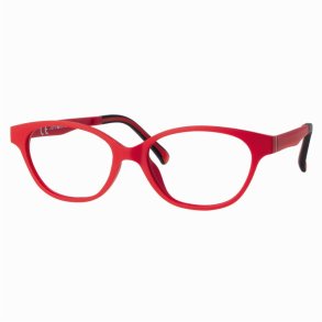 Matt Red 44 14-130 Ultem frame w. smoke magnetic clip on