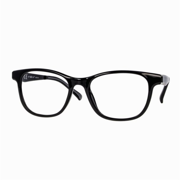 Shiny black 52 18-145 ultem frame + magnetic clip-on