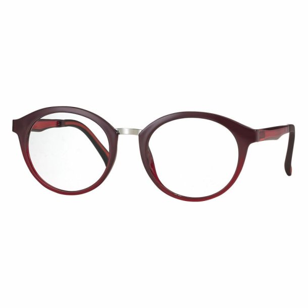 Grad.Burgundy 48 19-140 Ultemframe+ magn.clip-on brown lens - spar 20%