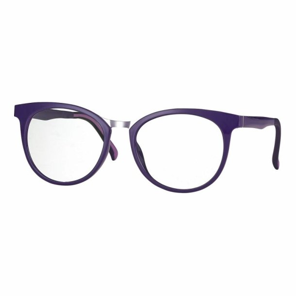 Purple 49 17-140 Lady ultem frame w.magn.clip-on purple lens - spar 20%