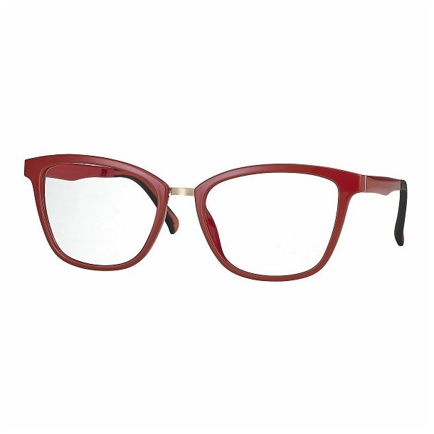 Shiny Frame Square with Metal Bridge  53|Shiny Black