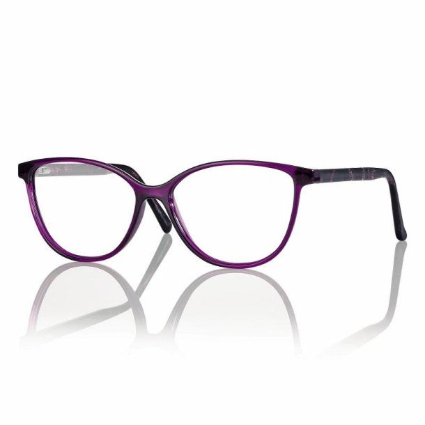 SHINY PURPLE/MARBLED50 14-135TR90/acetate frame f.woman+case
