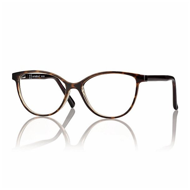TR90 Hand-Made Acetate Sides Mod. F0215 50|Shiny Demi/Crystal