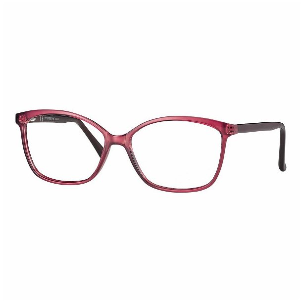 TR90 Hand-Made Acetate Sides Mod. F0217 54|Shiny red