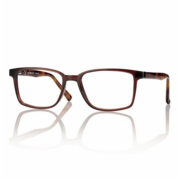 TR90 Hand-Made Acetate Sides Mod. F0220 53|Shiny Dark Brown/Demi