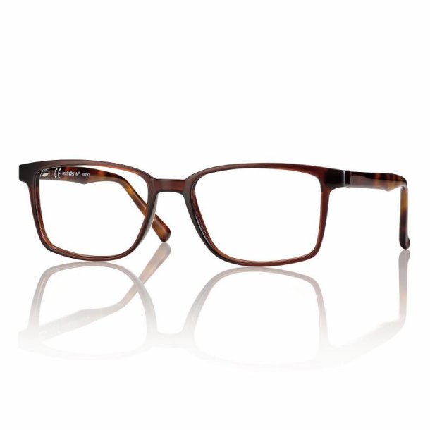 SHINY DK BROWN/DEMI 55 18-145MONTAT.UOMO TR90/ACETATO+AST