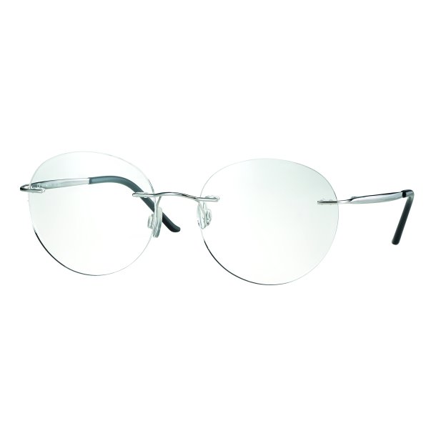 Rimless &szlig; Titanium Shiny Silver