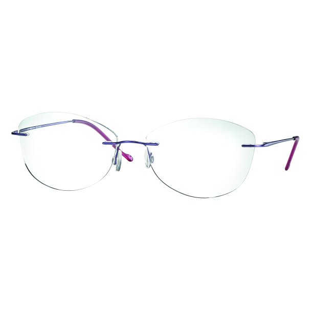 Rimless &szlig; Titanium Shiny Purple
