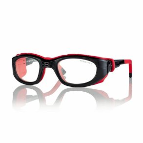 Shiny black/red Sport Frame 51-23-130 with case