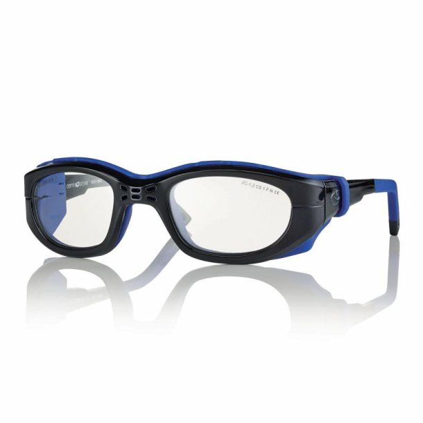 Shiny blue Sport Frame 55 21-130 with case