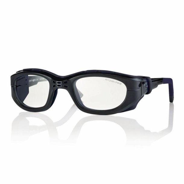 Sport frame Shiny Black 55-21-130 + case