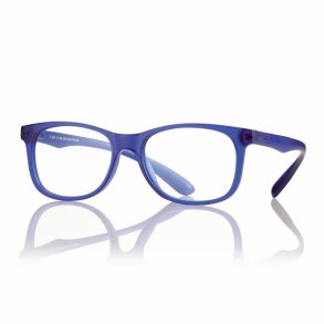 MATT BLUE 47 15-135 TR90/acetate Kids frame BL lens w.case