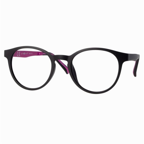 Matt black/fuchsia 45 18-135 Teen TR90/PPSU+Magn.greySunclip