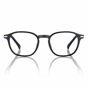 Matt black 48 19-140Ultem frame w.magn.clip-on grad.greylens