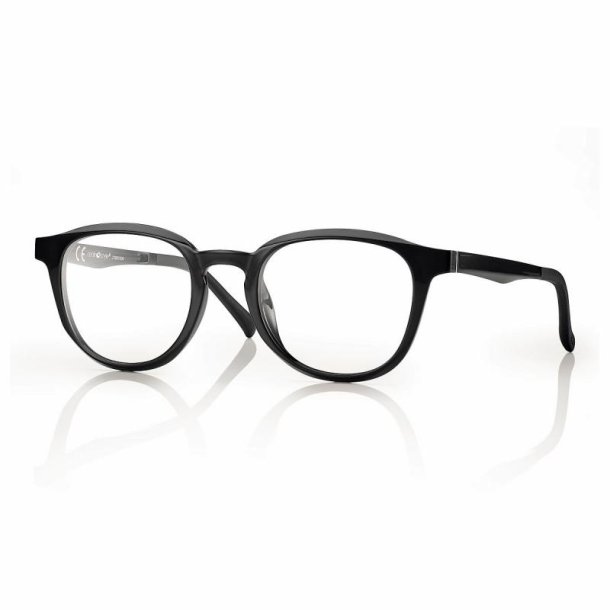 SHINY BLACK Ultem frame49 21-145+magn.clip-onsmoke lens+case - udget spar 20%