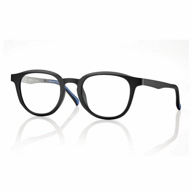 Black Ultem frame 49 21-145+magn.clip-on bluephotocrom lens
