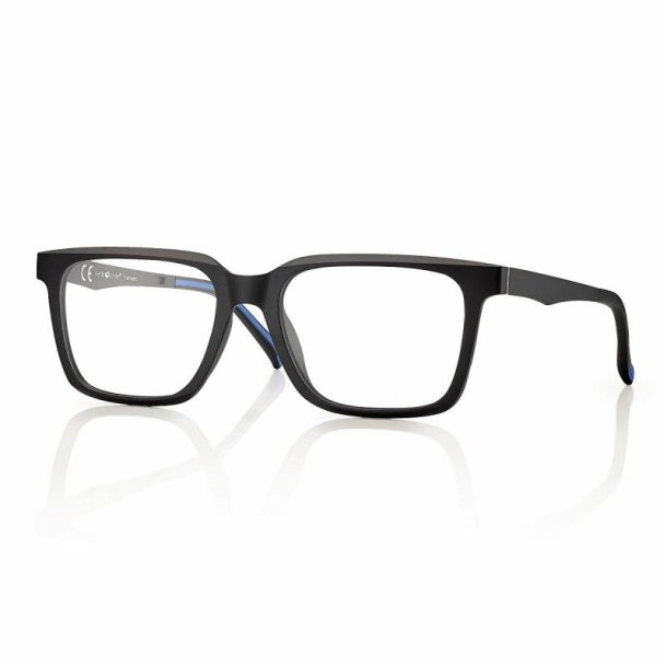 BLACK Ultem frame 54 18-145+magn.clip-on bluephotocrom lens