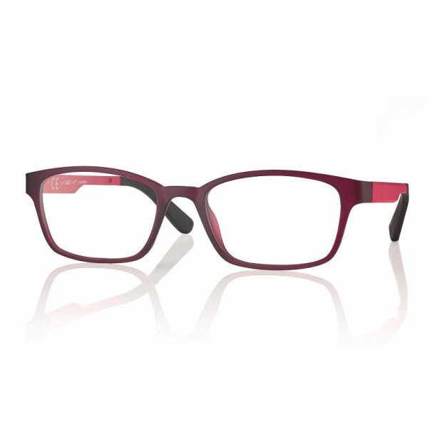 Matt burgundy 53 18-145 Unisex Ultem frame with case