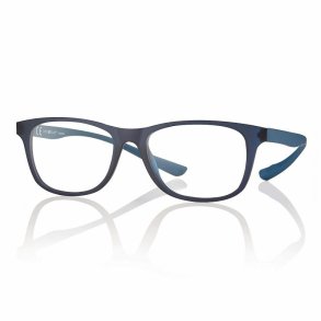 Matt blue 54 17-155 Unisex Ultem frame wrap-around temples