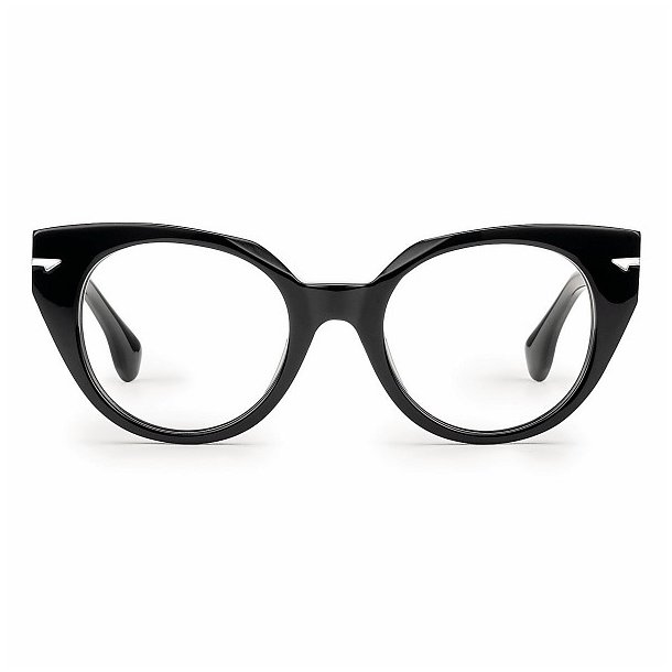 Cat Eye. Shiny Black - Woman