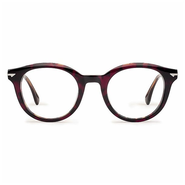 Panthos Round. Shiny Burgundy-Demi - Unisex