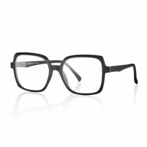 Black Ultem frame f.woman54 17-145magnetic clip-on blue lens