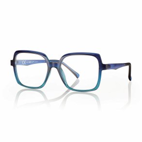 Gr.blue Ultem frame f.woman5417-145magnetic clip-on gr.blue