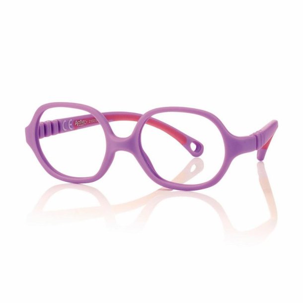ACTIVE FRAME ONE MATT VIOLET/PINK KIDS 40 14-115 W/CASE