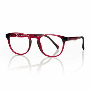 ULTEM FRAME RED 47 19-140+RED/BLACK CLIP-ON. GRAD.BLUE LENS